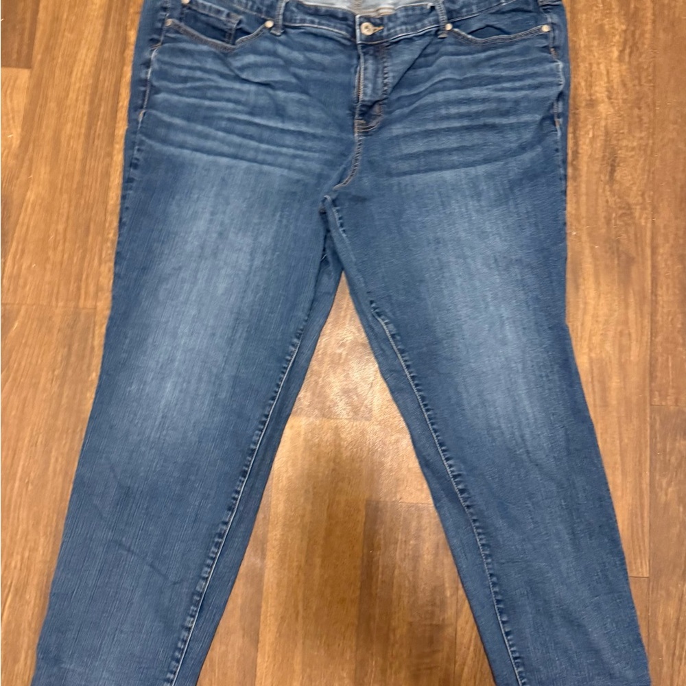 Torrid Blue Boyfriend Jeans with Relaxed Fit Tall